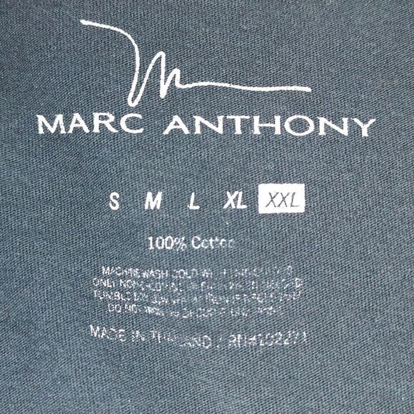 Marc Anthony black short sleeve tee tshirt Sz XXL - Picture 4 of 4